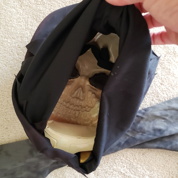 SAME DAY  Halloween Scary Costumes Set bloody face Skelton Jason Mask and Zombie - Picture 7 of 8